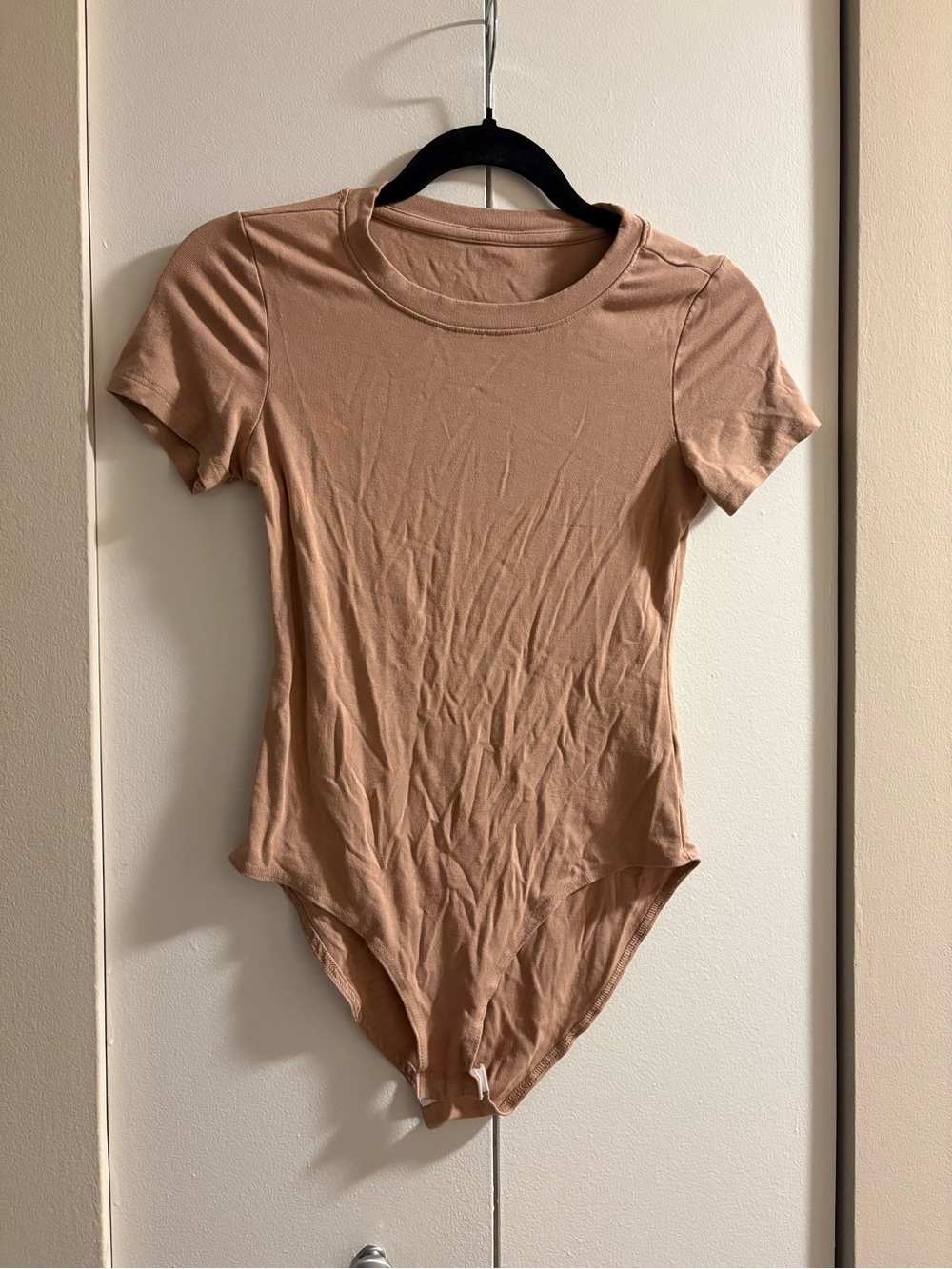 Women's Nude Short Sleeve Bodysuit